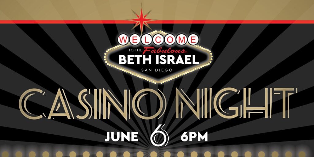 Beth Israel San Diego Annual Fundraiser Casino Night Event