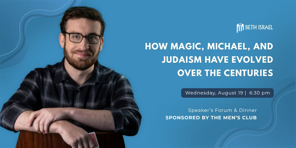 Beth Israel Mens Club Speaker Forum Dinner Feldman